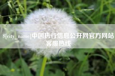 永城中国执行信息公开网官方网站客服热线