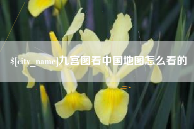 永城九宫图看中国地图怎么看的
