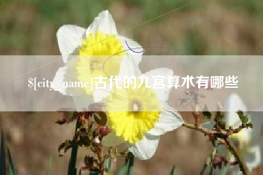 永城古代的九宫算术有哪些