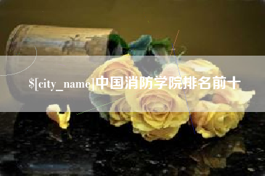 永城中国消防学院排名前十