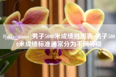 永城男子5000米成绩对照表-男子5000米成绩标准通常分为不同等级