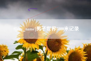 永城男子世界5000米记录