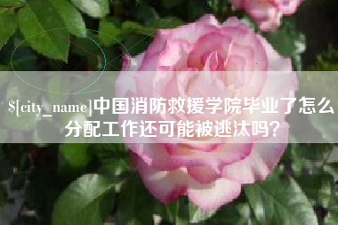 永城中国消防救援学院毕业了怎么分配工作还可能被逃汰吗？