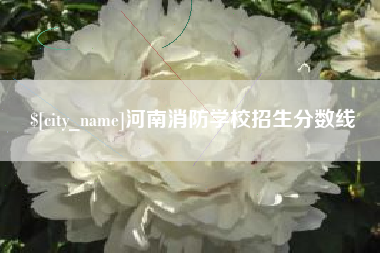 永城河南消防学校招生分数线