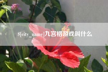 永城九宫格游戏叫什么