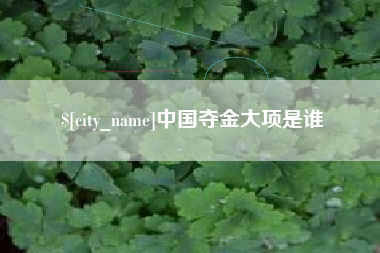 永城中国夺金大项是谁