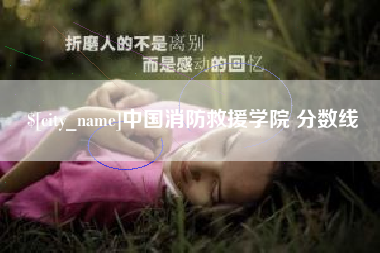 永城中国消防救援学院 分数线