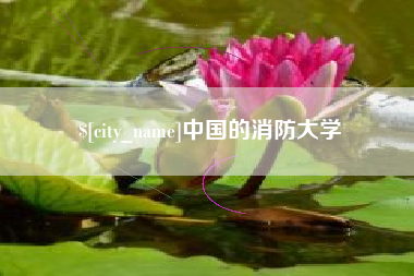 永城中国的消防大学