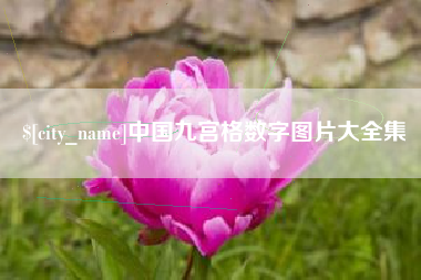 永城中国九宫格数字图片大全集