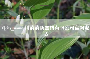 永城川消消防器材有限公司官网电话