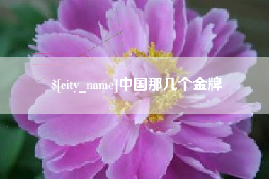 永城中国那几个金牌