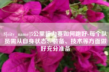 永城5公里接力赛如何跑好-每个队员需从自身状态、装备、技术等方面做好充分准备