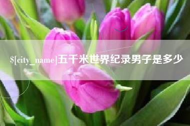 永城五千米世界纪录男子是多少