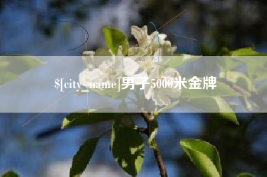 永城男子5000米金牌