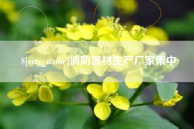永城消防器材生产厂家集中