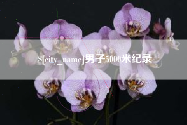 永城男子5000米纪录