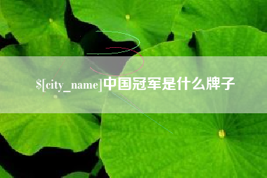 永城中国冠军是什么牌子