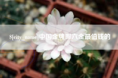 永城中国金牌哪六金最值钱的
