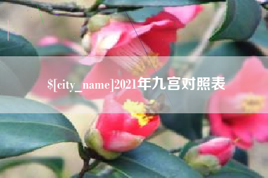 永城2021年九宫对照表