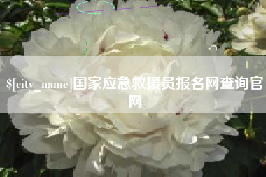 永城国家应急救援员报名网查询官网
