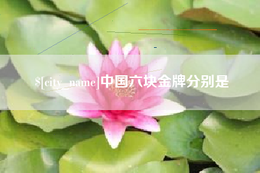 永城中国六块金牌分别是